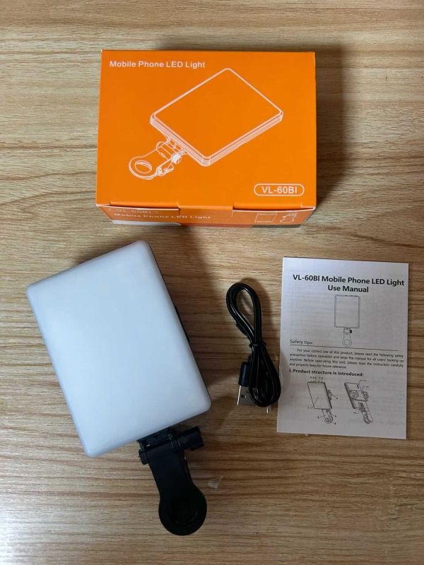 Kitöltő fény – Clip-zseblámpa Jsl70, hordozható kézi világítás (10W alatt, 5V, beépített akkumulátor)