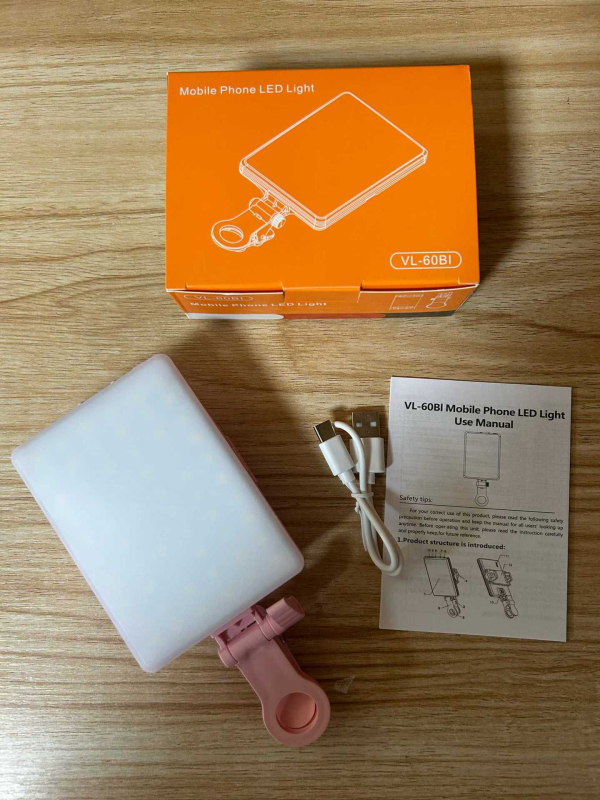 Kitöltő fény – Clip-zseblámpa Jsl70, hordozható kézi világítás (10W alatt, 5V, beépített akkumulátor)