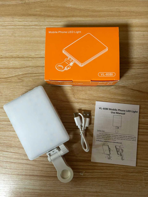 Kitöltő fény – Clip-zseblámpa Jsl70, hordozható kézi világítás (10W alatt, 5V, beépített akkumulátor)