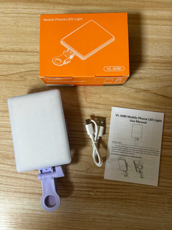 Kitöltő fény – Clip-zseblámpa Jsl70, hordozható kézi világítás (10W alatt, 5V, beépített akkumulátor)