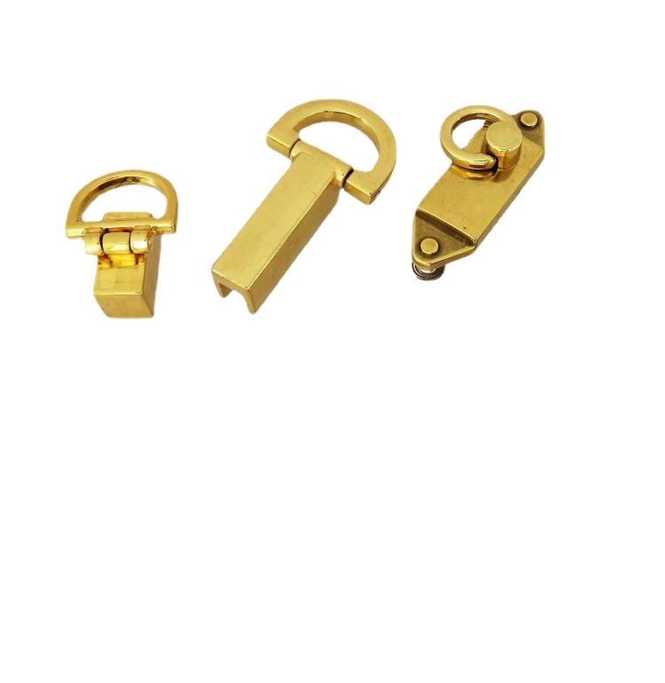 Accesorii pentru genți – feronerie metalică Shrimp Button; mâneri, clipsuri și inele (patrate și semicercuri) pentru bagaje, Primăvara 2024