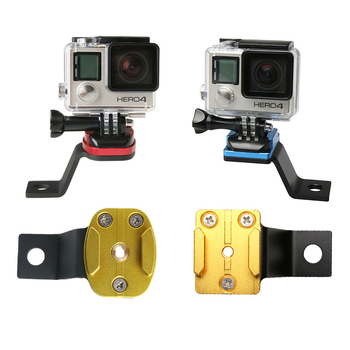 Скоба за мотоциклетно огледало от алуминиева сплав, съвместима с GoPro HERO11/10/9/8, едночастова монтажна конструкция