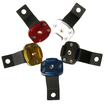 Скоба за мотоциклетно огледало от алуминиева сплав, съвместима с GoPro HERO11/10/9/8, едночастова монтажна конструкция