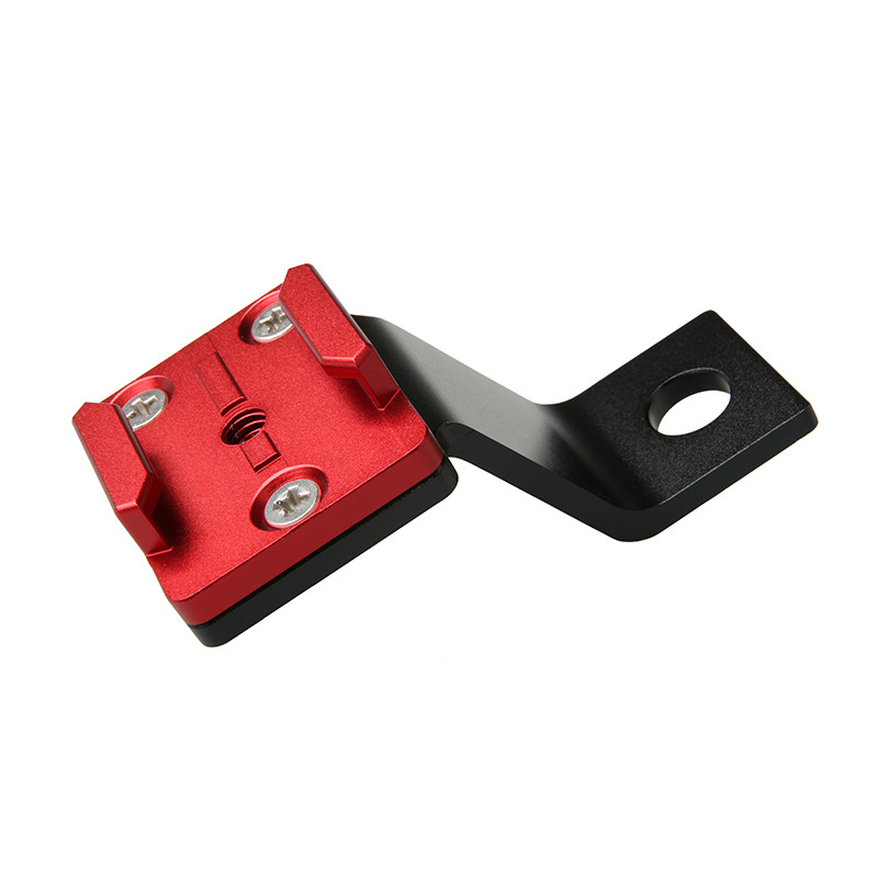 Скоба за мотоциклетно огледало от алуминиева сплав, съвместима с GoPro HERO11/10/9/8, едночастова монтажна конструкция