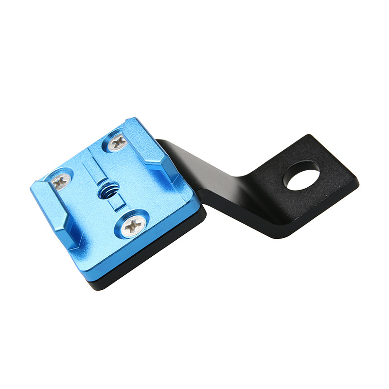 Скоба за мотоциклетно огледало от алуминиева сплав, съвместима с GoPro HERO11/10/9/8, едночастова монтажна конструкция