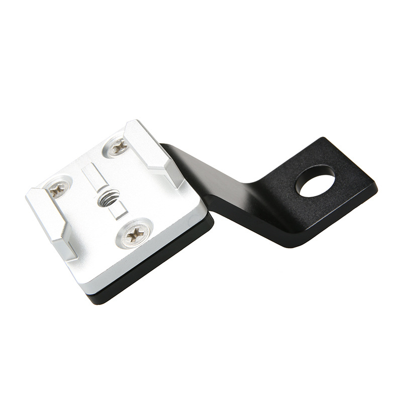 Скоба за мотоциклетно огледало от алуминиева сплав, съвместима с GoPro HERO11/10/9/8, едночастова монтажна конструкция