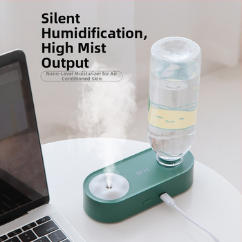 Veepudel niisutaja USB toitega, 1 uduvoolu väljund, mahutavus 1,0–2,5 L, sobib 31–40 m², aromaterapia, vaik atomiseerimine