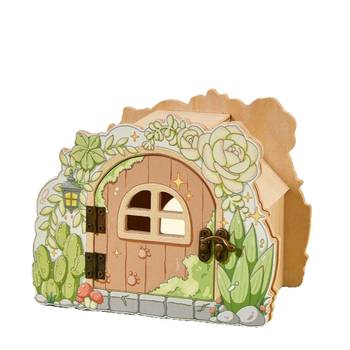 Ξύλινο σπίτι για χάμστερ με σκάλα φωλιάς, πλατφόρμα παρατήρησης, γέφυρα και κρυψώνα