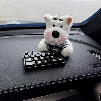 Διακόσμηση αυτοκινήτου: χαριτωμένο κουτάβι West Highland White Terrier κούκλα, πανευρωπαϊκό μοντέλο, μάρκα Shuai Hao, Υλικό: Άλλο, Χωρίς παραμετροποίηση, Περιοχή πωλήσεων 8672243