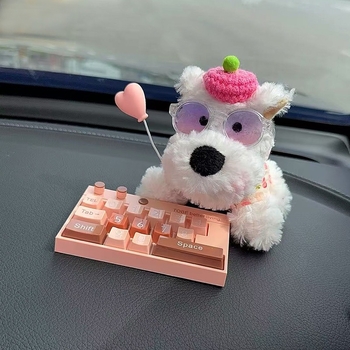 Διακόσμηση αυτοκινήτου: χαριτωμένο κουτάβι West Highland White Terrier κούκλα, πανευρωπαϊκό μοντέλο, μάρκα Shuai Hao, Υλικό: Άλλο, Χωρίς παραμετροποίηση, Περιοχή πωλήσεων 8672243