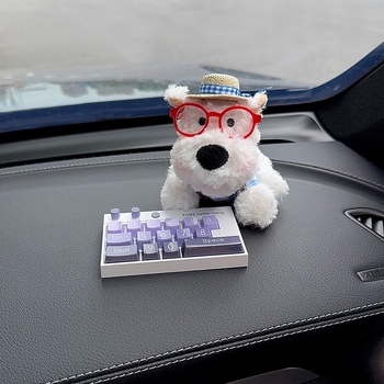 Διακόσμηση αυτοκινήτου: χαριτωμένο κουτάβι West Highland White Terrier κούκλα, πανευρωπαϊκό μοντέλο, μάρκα Shuai Hao, Υλικό: Άλλο, Χωρίς παραμετροποίηση, Περιοχή πωλήσεων 8672243