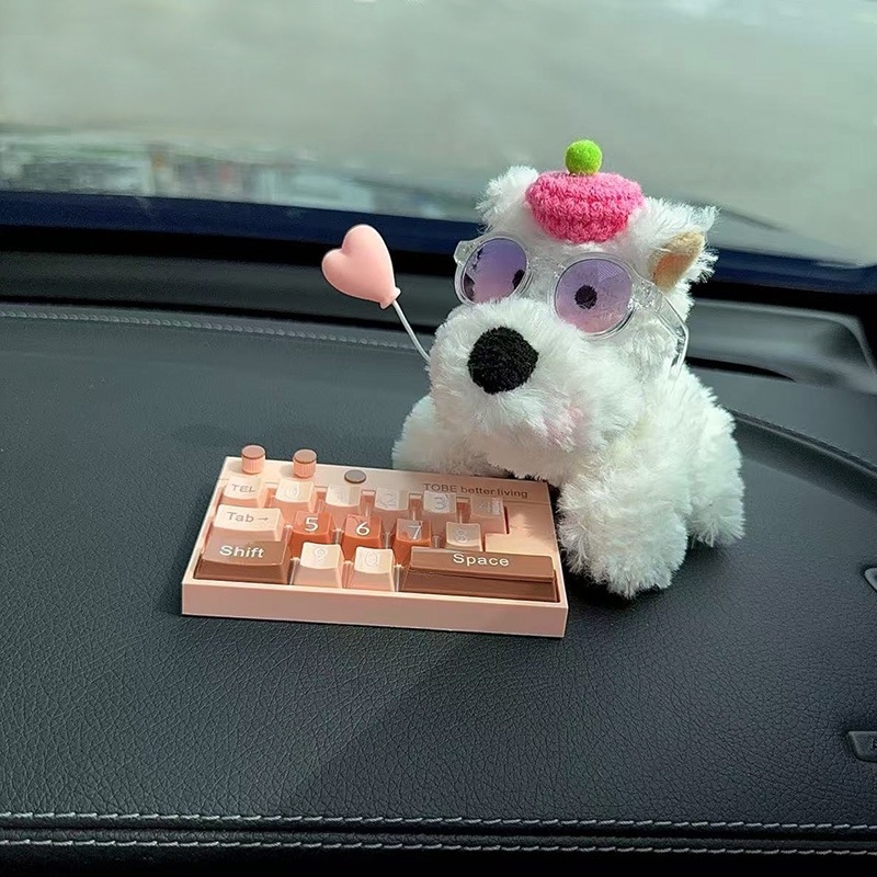 Διακόσμηση αυτοκινήτου: χαριτωμένο κουτάβι West Highland White Terrier κούκλα, πανευρωπαϊκό μοντέλο, μάρκα Shuai Hao, Υλικό: Άλλο, Χωρίς παραμετροποίηση, Περιοχή πωλήσεων 8672243