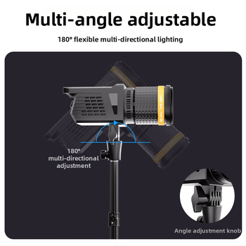 Lumină LED pentru fotografierea bijuteriilor, trei temperaturi de culoare, 10–50W, 220V, montare verticală