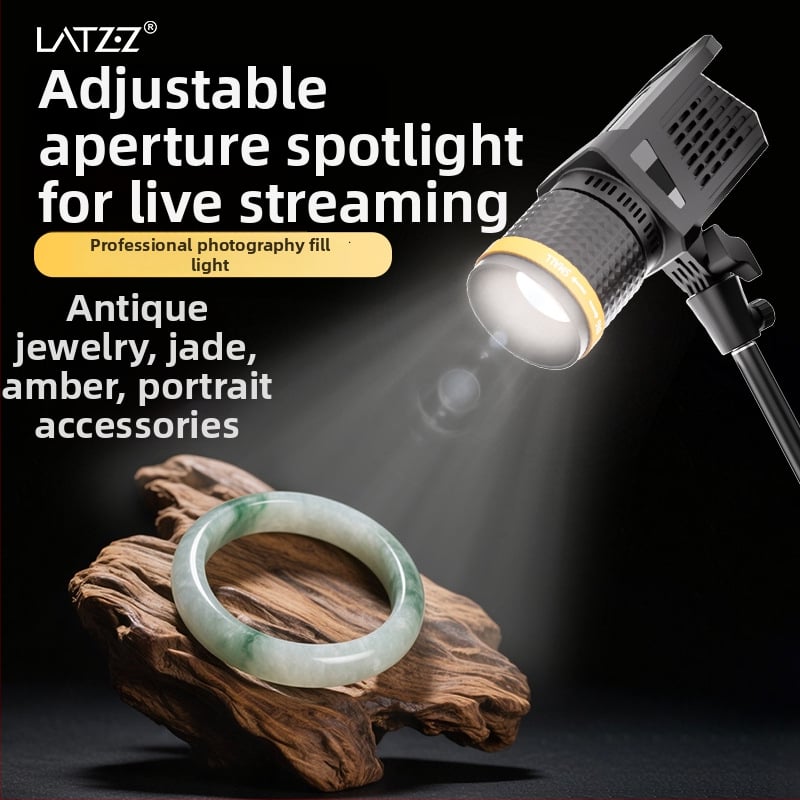 Lumină LED pentru fotografierea bijuteriilor, trei temperaturi de culoare, 10–50W, 220V, montare verticală