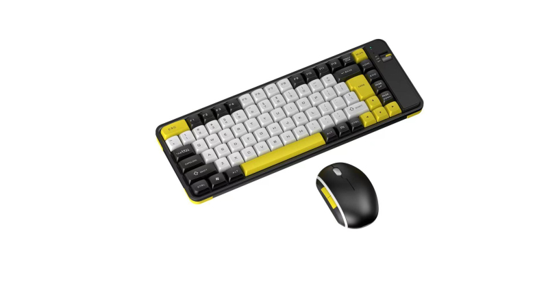 Bežični Bluetooth dvostruko-modni mehanički set tipkovnice i miša, PBT tipke, 1600dpi, ergonomski, vodootporan