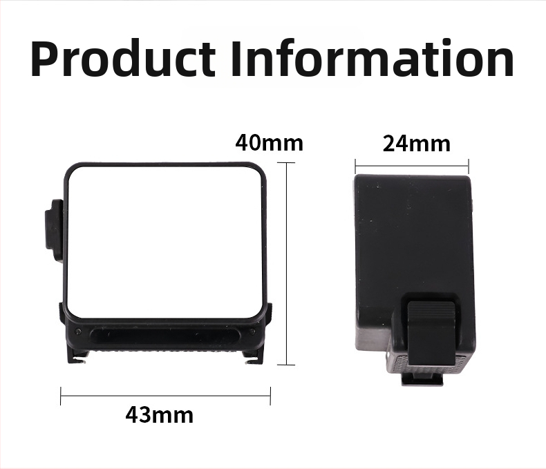 LED kruhové svetlo pre fotografovanie, kompaktné videové svetlo, kompatibilné s DJI Action 345, model C129, výkon <10W, napätie 10V, ručné použitie