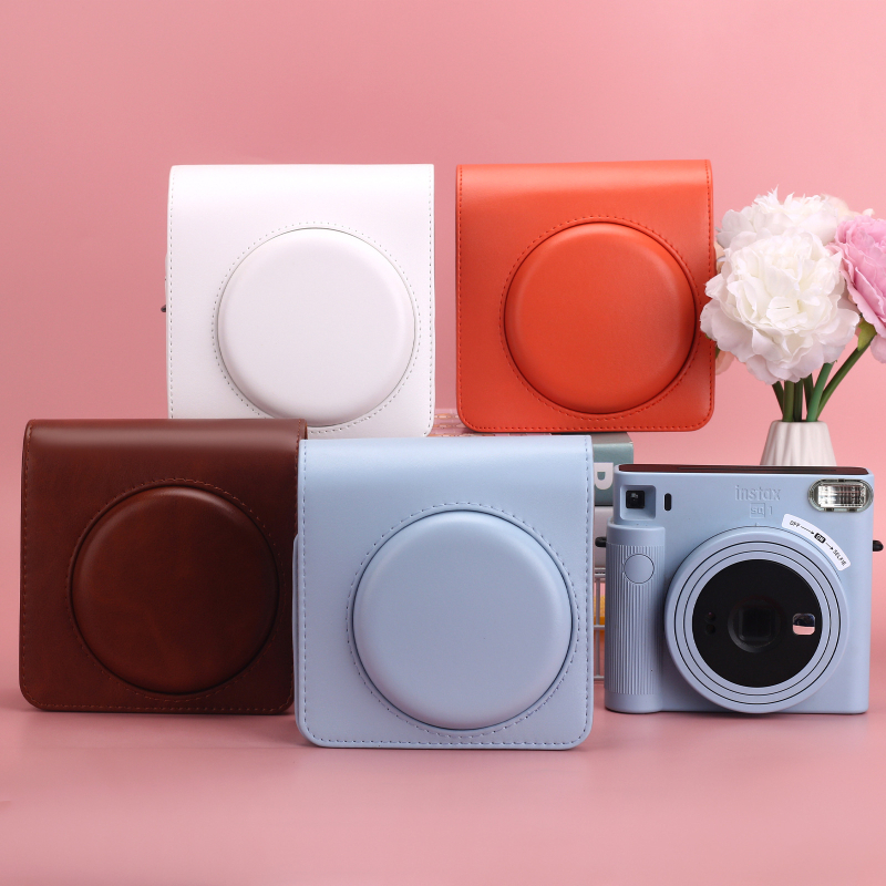 INSTAX Square SQ1 Fotoaparatų krepšys — PU, vandeniui atsparus, dėvėjimuisi atsparus, apsauga nuo vagystės, nešiojamas per pečius