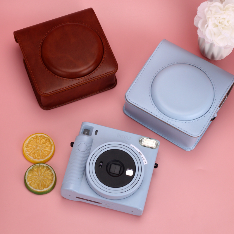 INSTAX Square SQ1 Fotoaparatų krepšys — PU, vandeniui atsparus, dėvėjimuisi atsparus, apsauga nuo vagystės, nešiojamas per pečius