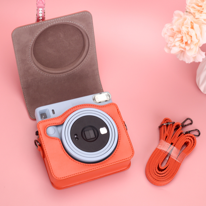 INSTAX Square SQ1 Fotoaparatų krepšys — PU, vandeniui atsparus, dėvėjimuisi atsparus, apsauga nuo vagystės, nešiojamas per pečius