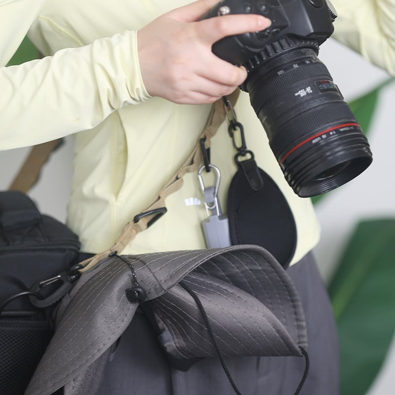 Τσάντα για κάμερα με διασταυρούμενο λουρί, πολυλειτουργική, από Oxford ύφασμα, συμβατή με Canon R8/R50 και Fuji ψηφιακή κάμερα