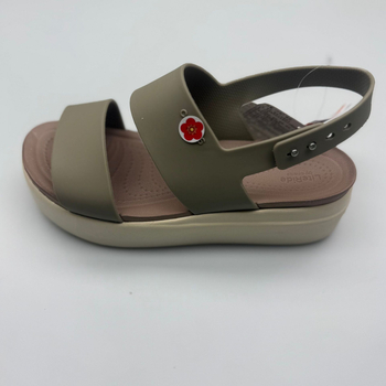 Moterų paplūdimių sandalai – atvira pirštų danga, sagties dirželis su sagtimi, platforma su kliniu, TPU viršus, EVA padas, kulno aukštis 3–6 cm