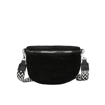 Sedlasta torba za rameni od kordurojskog materijala, zatvarač, najlonska podstava, džep za telefon, gradski minimalistički stil