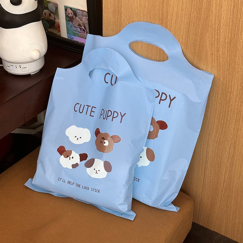 Geantă de ambalare pentru cosmetic Hongshen, material PE, stil pictat manual, furnizare personalizabilă, sursă de export exclusiv transfrontalier