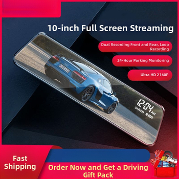 Camera auto pentru bord cu lentile față și spate duble, rezoluție 2160p, vedere de noapte îmbunătățită