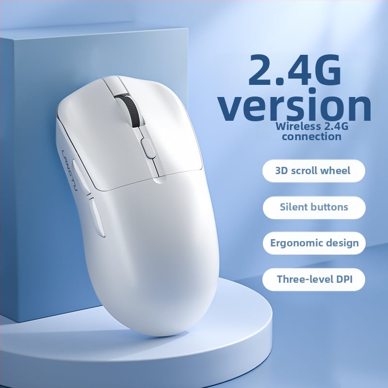 Langtu T6 кабелна мишка с оптичен сензор, 1600 DPI, 5 бутона, ергономичен дизайн