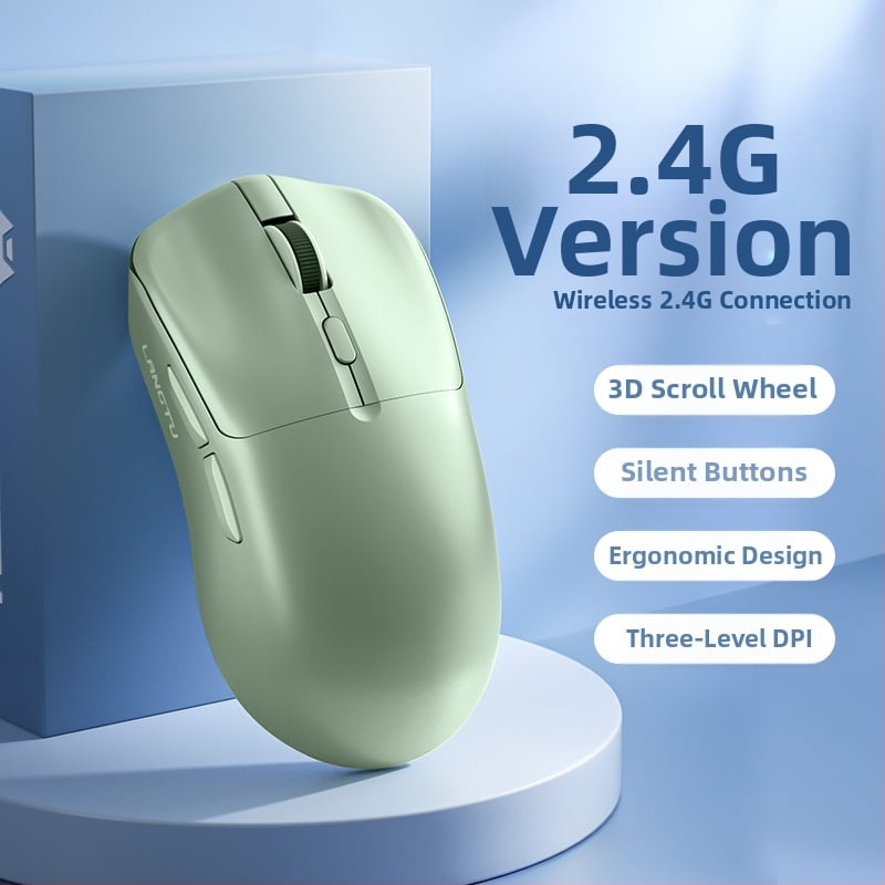 Langtu T6 кабелна мишка с оптичен сензор, 1600 DPI, 5 бутона, ергономичен дизайн