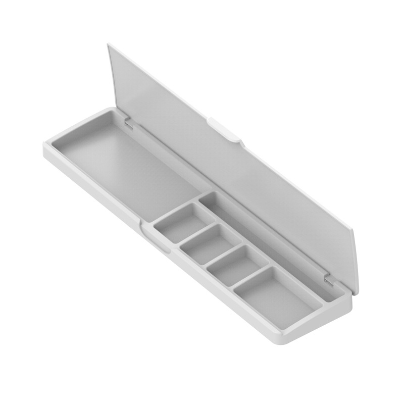 Pad de încheietură pentru tastatură gamer, cu suprafață din cauciuc dublă și cutie de depozitare (model jp-1) – impermeabil, anti-alunecare, rezistent la uzură