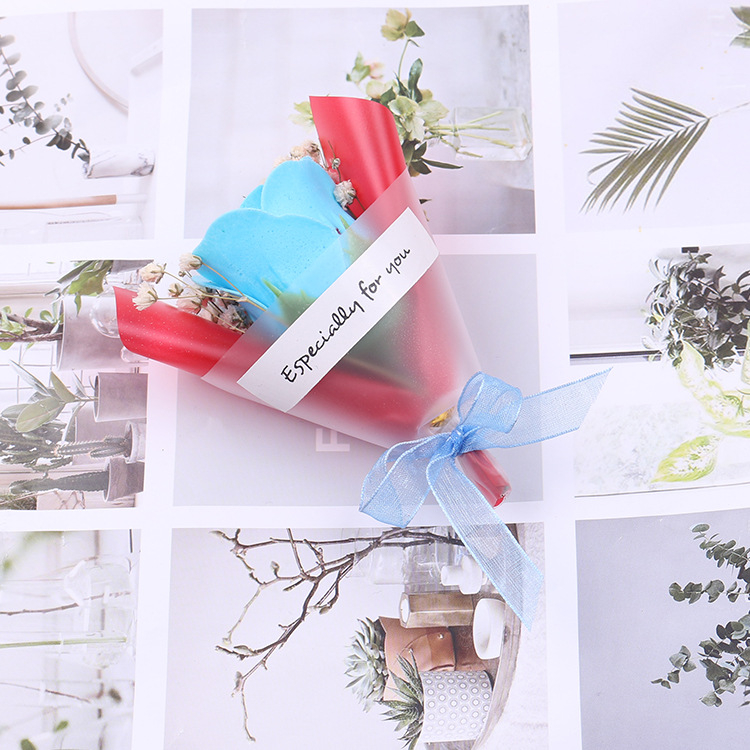 Mini mydlové kvety Gypsophila – dar pre priateľku na Valentína, druh All over the Sky star, od Future girl, s večným sušeným kvetom.