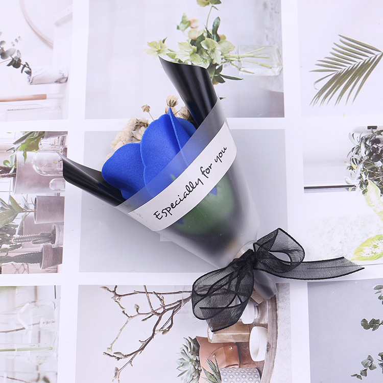 Mini mydlové kvety Gypsophila – dar pre priateľku na Valentína, druh All over the Sky star, od Future girl, s večným sušeným kvetom.