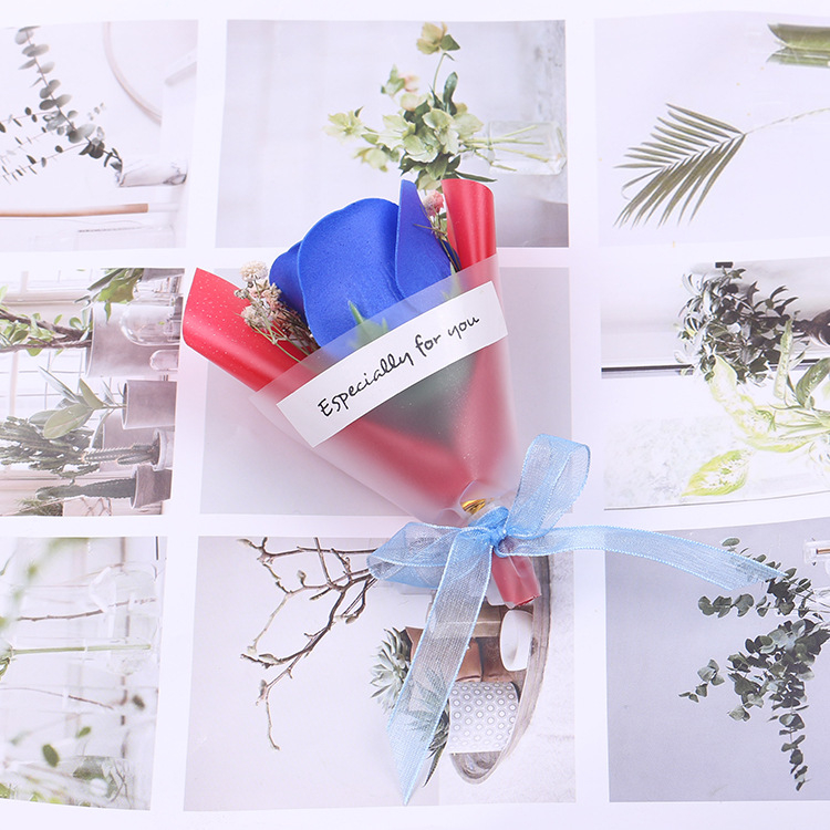 Mini mydlové kvety Gypsophila – dar pre priateľku na Valentína, druh All over the Sky star, od Future girl, s večným sušeným kvetom.