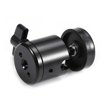 Stolný Pan-Tilt stojan pre telefón so 360° vodorovným a zvislým otočením, ABS, 68 g