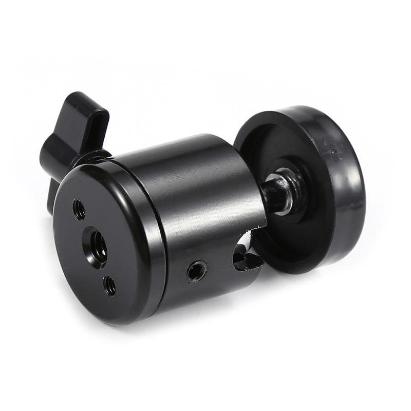 Stolný Pan-Tilt stojan pre telefón so 360° vodorovným a zvislým otočením, ABS, 68 g