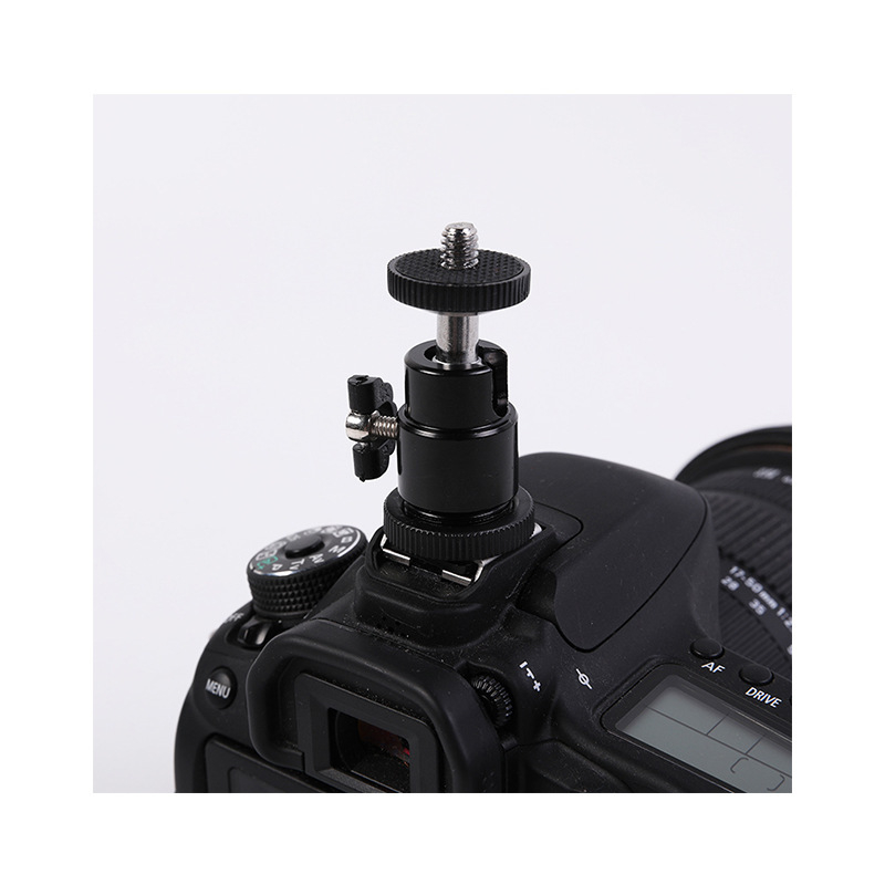 Stolný Pan-Tilt stojan pre telefón so 360° vodorovným a zvislým otočením, ABS, 68 g