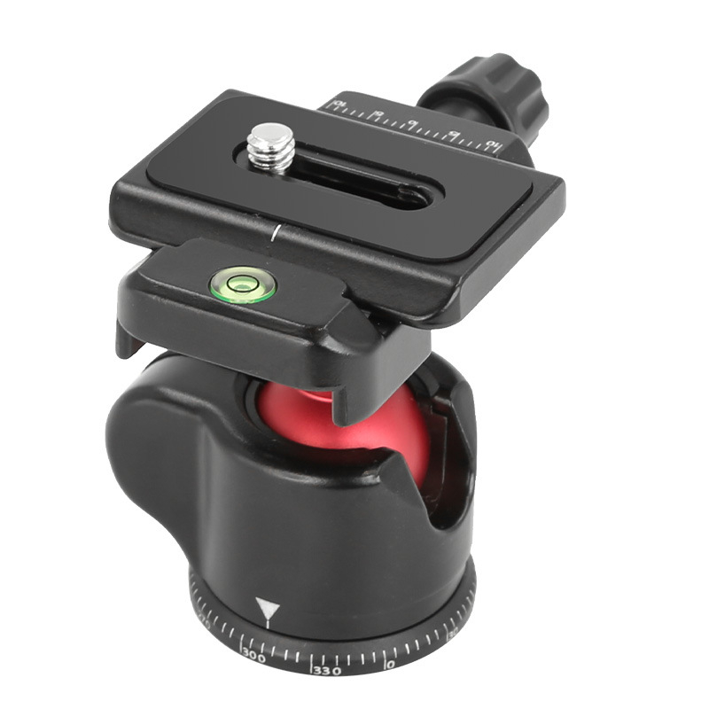 Tripod mic de masă pentru Cameră și Telefon – aliaj de aluminiu, cap pan-tilt sferic, plăcă cu eliberare rapidă, încărcare până la 5 kg