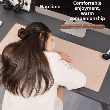 Baiyi pelės šildymo kilimėlis – PU medžiaga, aliuminio plokštė šilumos sklaidai, 220V 85W, apsauga nuo perkaitimo