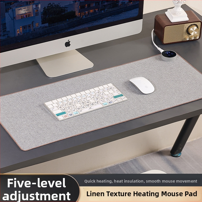 Baiyi pelės šildymo kilimėlis – PU medžiaga, aliuminio plokštė šilumos sklaidai, 220V 85W, apsauga nuo perkaitimo