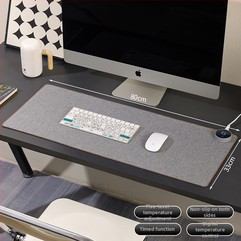 Baiyi pelės šildymo kilimėlis – PU medžiaga, aliuminio plokštė šilumos sklaidai, 220V 85W, apsauga nuo perkaitimo