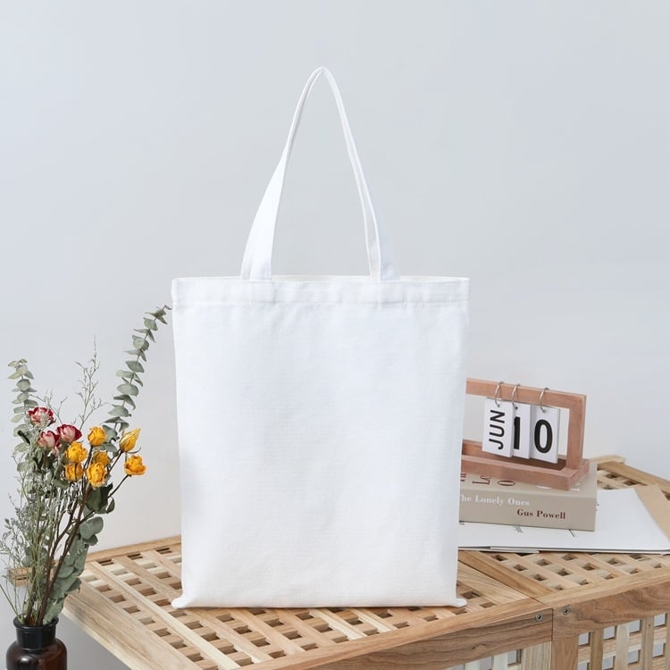 Vászon táska, testreszabható üres, kézzel festett, vállon vagy kézzel hordható stílus, logó hőtranszferrel történő nyomtatás