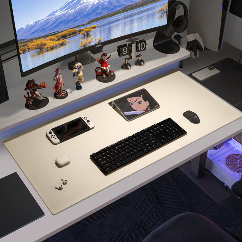 Десктоп подложка със силиконово усещане, двустранна, правоъгълна, антихлъзгаща, термоизолираща