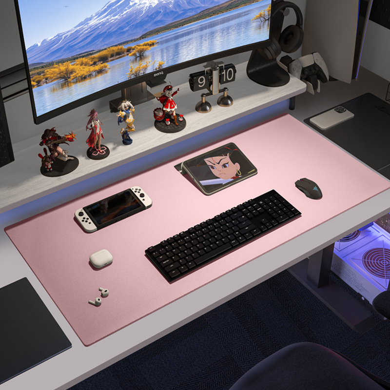 Десктоп подложка със силиконово усещане, двустранна, правоъгълна, антихлъзгаща, термоизолираща