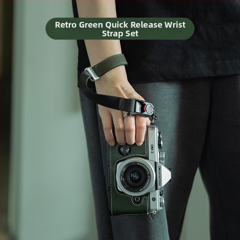 Fotoaparatų krepšys iš natūralios odos, rankinės stiliaus, universalus, 2025 m. pavasaris