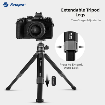 Stolný tripod SY-390 s guľovou pan-tilt hlavou, hliníková zliatina, nosnosť 2 kg, hmotnosť 0,25 kg