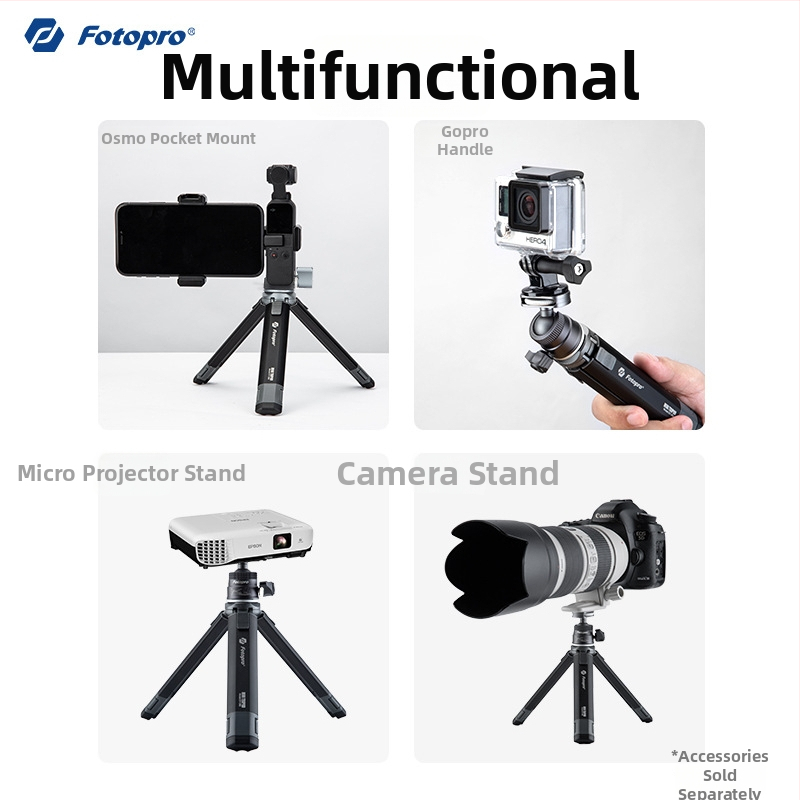 Stolný tripod SY-390 s guľovou pan-tilt hlavou, hliníková zliatina, nosnosť 2 kg, hmotnosť 0,25 kg