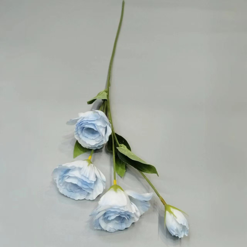 Umjetni Lisianthus od svile — dekor za dom, vjenčane i fotografske rekvizite | Marka Binli | Materijal: svila | Umjetnost: oblikovanje kose, reljefno utiskivanje | Sorte: 1327355784