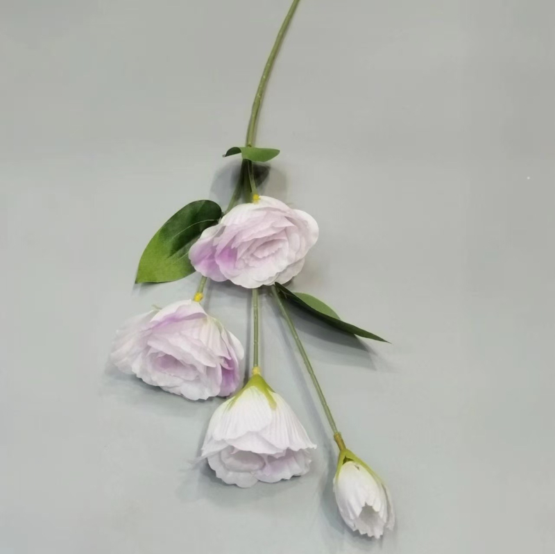 Umjetni Lisianthus od svile — dekor za dom, vjenčane i fotografske rekvizite | Marka Binli | Materijal: svila | Umjetnost: oblikovanje kose, reljefno utiskivanje | Sorte: 1327355784