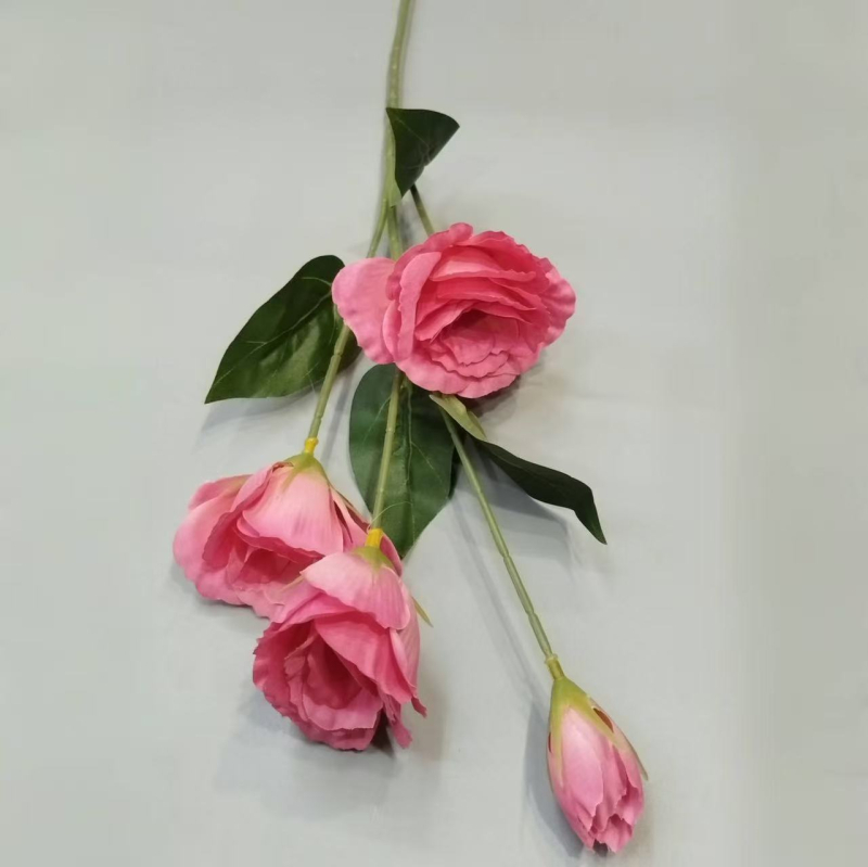 Umjetni Lisianthus od svile — dekor za dom, vjenčane i fotografske rekvizite | Marka Binli | Materijal: svila | Umjetnost: oblikovanje kose, reljefno utiskivanje | Sorte: 1327355784